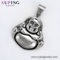 33637 xuping Meilleure vente de la mode noire couleur des armes à feu Chinois rire Bouddha pendentif